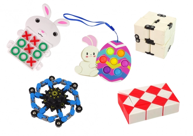Kit de Jouets de Pâques Antistress Fidget 36 pièces