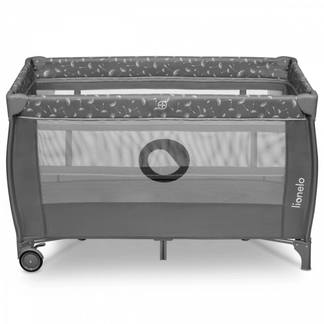Lit de voyage pour enfants Lionelo Stefi Plus gris blanc