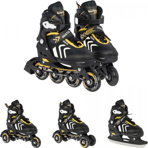 3-en-1 : en ligne, quad et glace