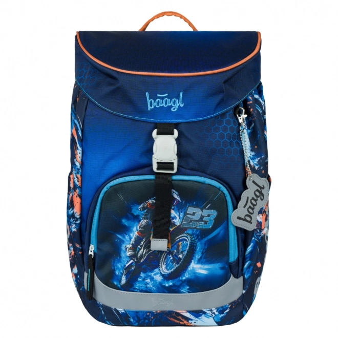 BAAGL Sac à dos scolaire Airy Motorka