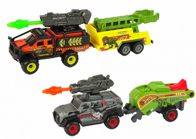 Ensemble de véhicules et de dinosaures pour enfants