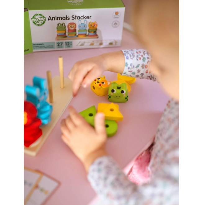 Woopie Montessori Pyramid d'animaux 27 pcs