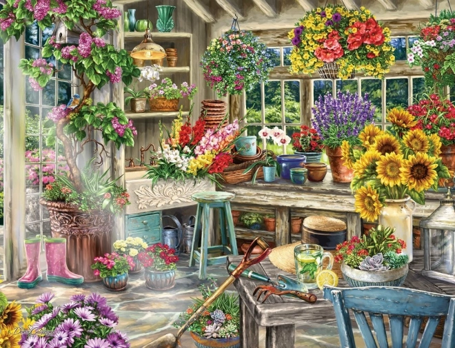 Puzzle Le paradis du jardinier 2000 pièces