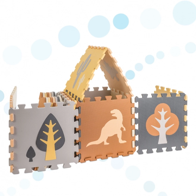 Puzzle en mousse avec dinosaures et parc - 36 pièces