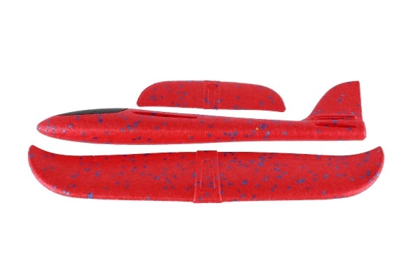 Avion planeur modèle en mousse 47cm 3 couleurs sur carte
