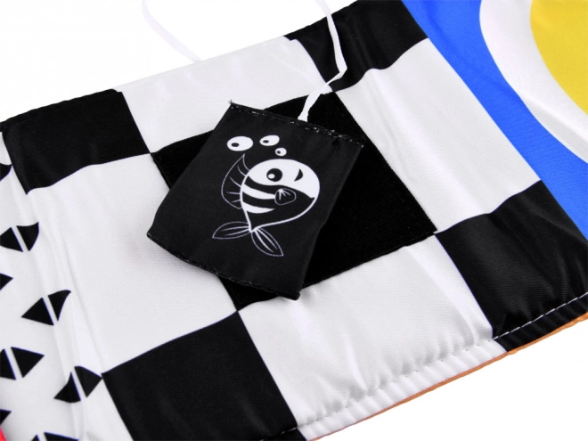 Livre sensoriel pliable pour bébés