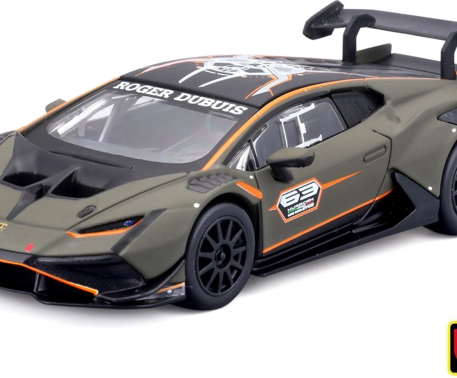 Modèle en métal BBURAGO 1:43 LAMBORGHINI Huracán Super Trofeo EVO2 dans une boîte décorative