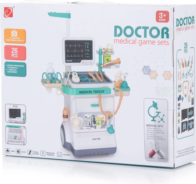 CHIPOLINO Chariot médical 26 pièces