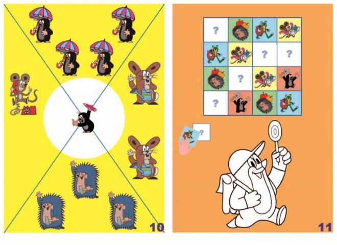Livre de coloriage A4 Krtkóv avec autocollants