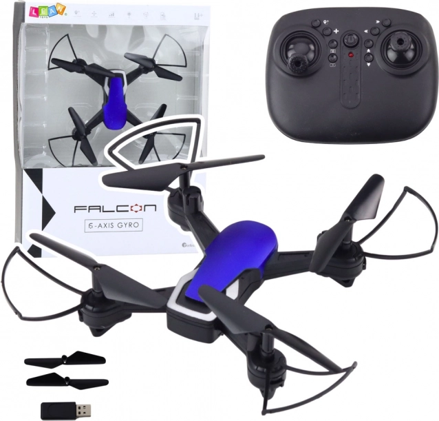 Drone Falcon à six axes avec lumières LED