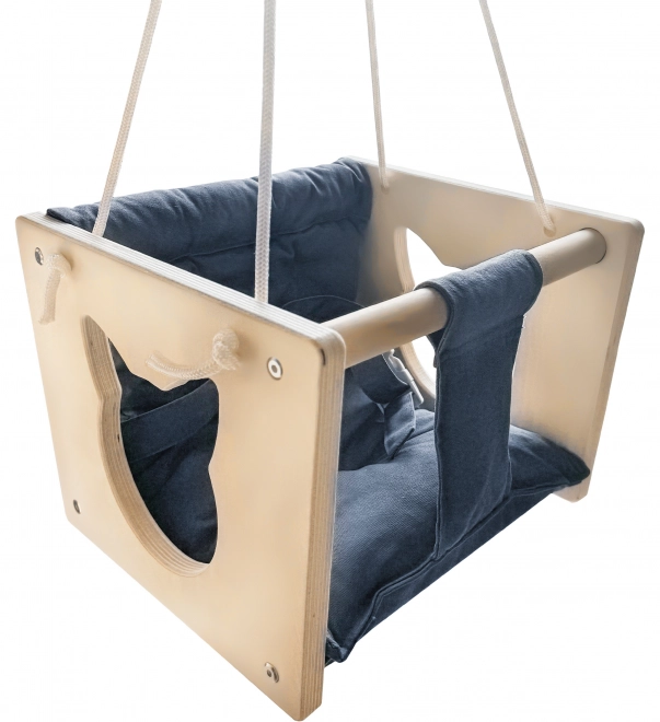 Balançoire en bois pour enfants Chat
