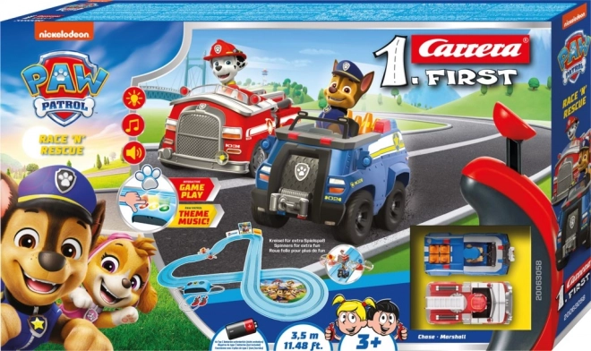 Paw Patrol - piste de course Race 'N' Rescue 3,5 m