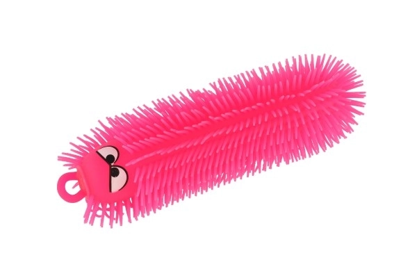 Chenille anti-stress en silicone de 30 cm à piles avec lumière 4 couleurs en sachet 12 pièces en boîte
