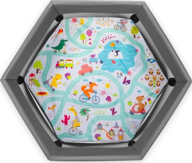 Tapis de jeu coloré favorisant l’éveil