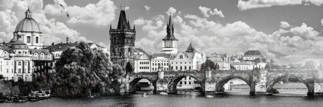 Interdruk puzzle panoramique Prague 1000 pièces
