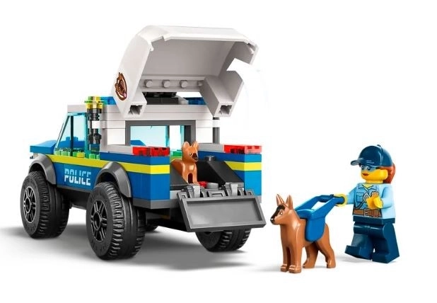 LEGOae City 60369 Terrain d'entraînement mobile des chiens policiers
