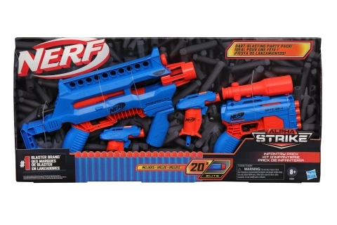 Nerf Alpha Strike Ensemble de Blasters et Fléchettes