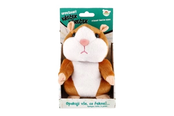 Hamster en peluche parlant Mireček