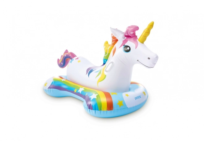Licorne gonflable avec poignées
