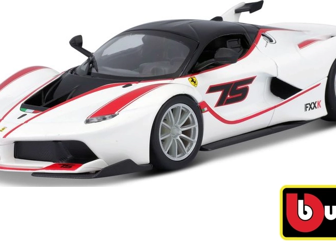 Bburago Ferrari Racing FXX K modèle blanc 1:24