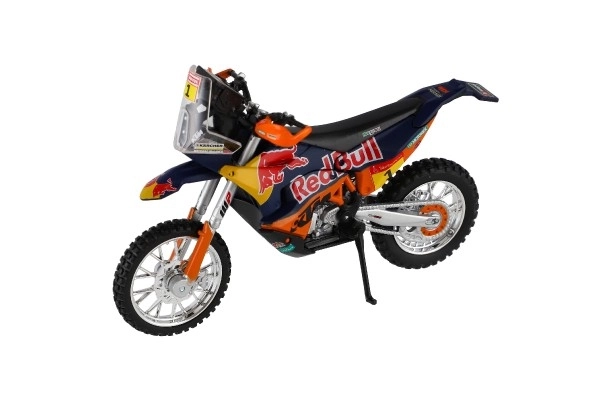 Modèle en métal moto BBURAGO RED BULL KTM Rallye Dakar 2019, 1:18
