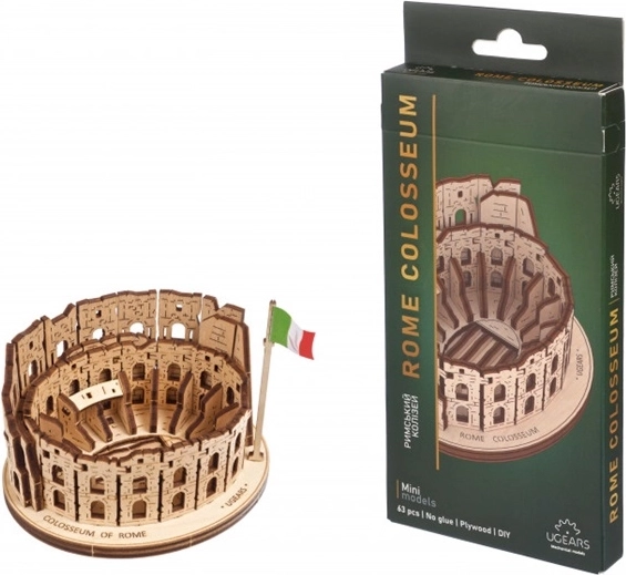Ugears Puzzle mécanique en bois 3D Colisée