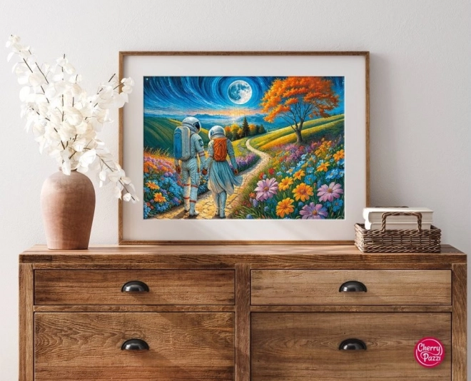 Puzzle Amour Cosmique avec 1000 pièces