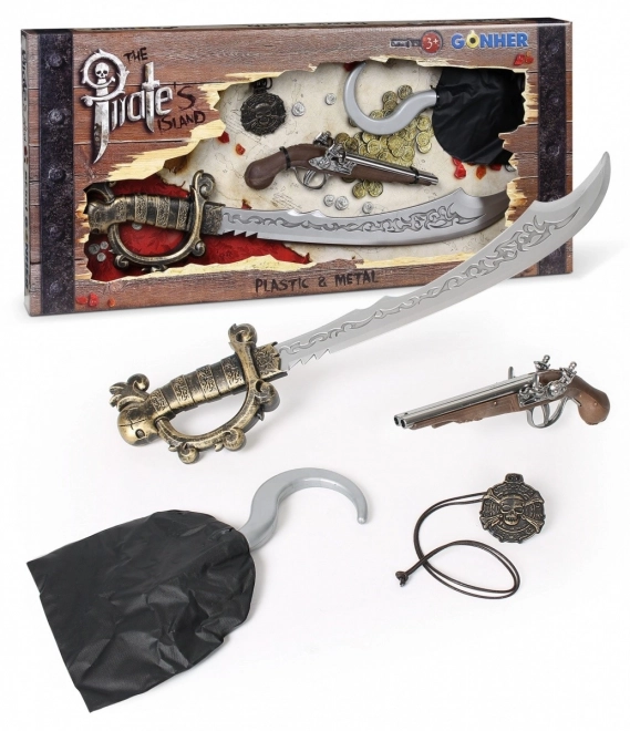 Ensemble de pirate avec machette (Gonher)