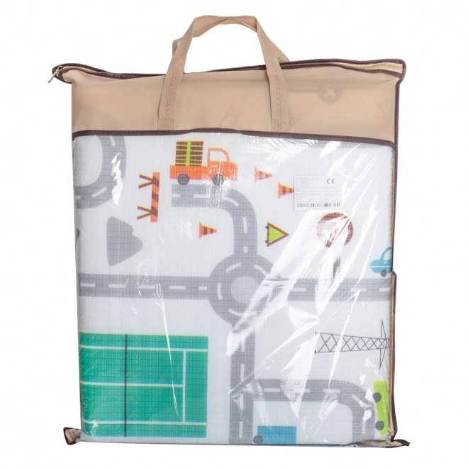 Tapis de jeu thermo pour enfants 180x200 cm - ville