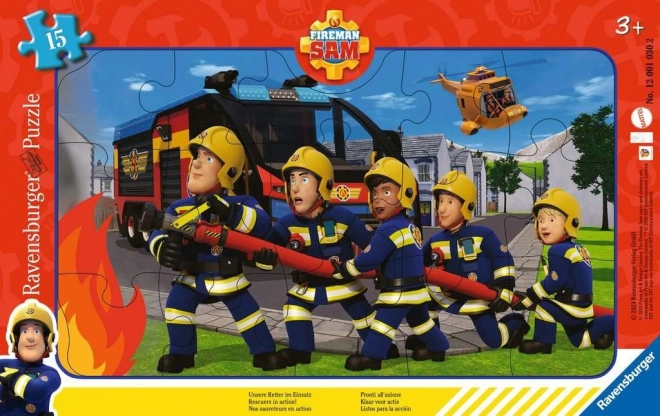 Puzzle Ravensburger Sam le Pompier 15 pièces