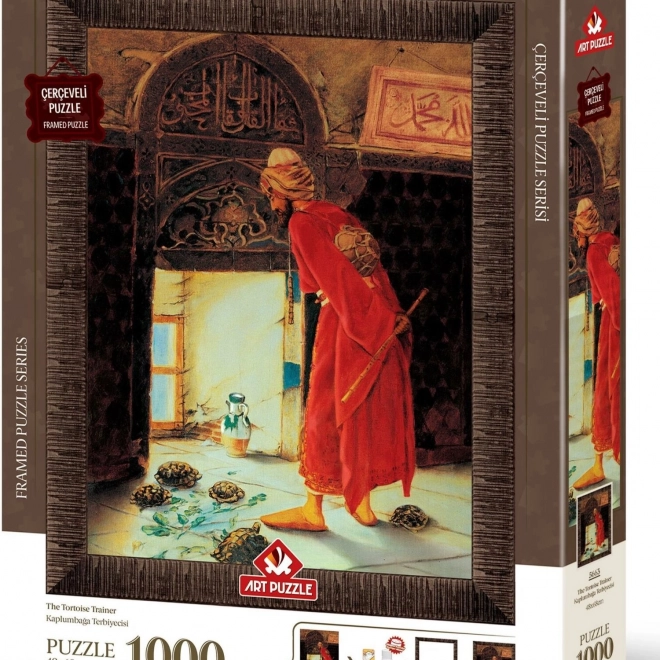 Puzzle avec cadre et colle Entraîneur de tortues 1000 pièces