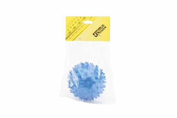 Boule de massage antistress en caoutchouc 7 cm dans un sac