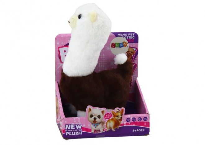 Jouet interactif Lama Alpaga 23 cm