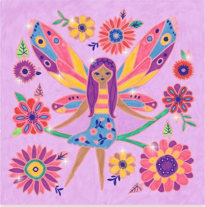 DJECO Coloriages scintillants - Fées