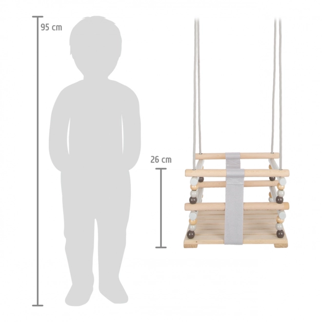 Petite Balançoire Scandinave en Bois