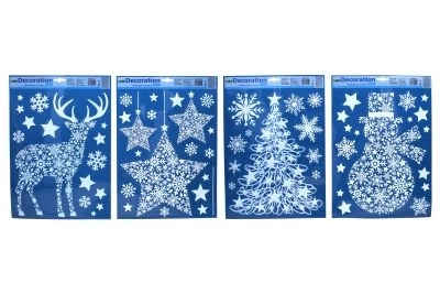 Décoration de fenêtre 41x29 cm NOËL