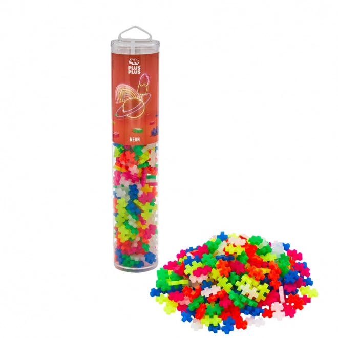 Plus-Plus Neon mélange (240 pcs) Tube
