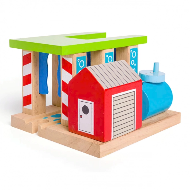 Station de lavage pour trains