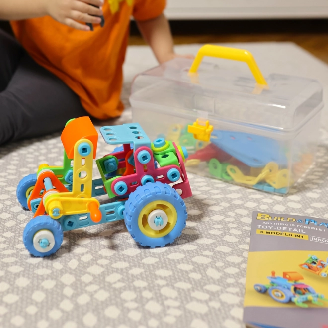 Kit de construction de véhicules pour enfants 6 en 1