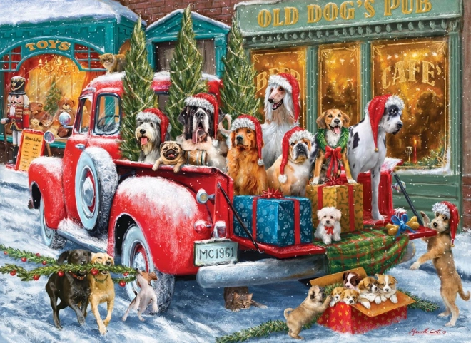 Puzzle Eurographics Cadeaux pour chiots 1000 pièces