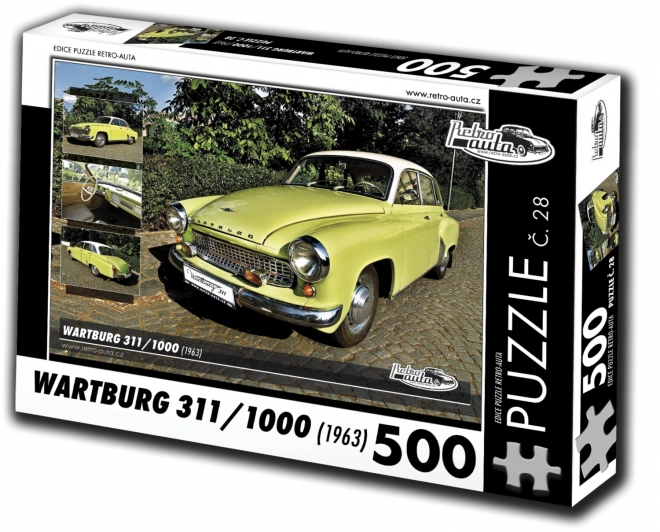 puzzle retro-auta wartburg 311 (1963) – 500 pièces