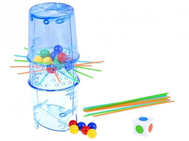 Jeu d'adresse Trick Stick billes tombantes