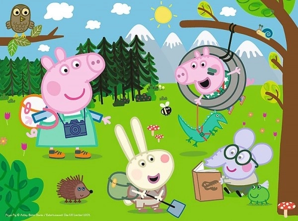 Puzzle Trefl Peppa Pig Aventure en forêt 30 pièces