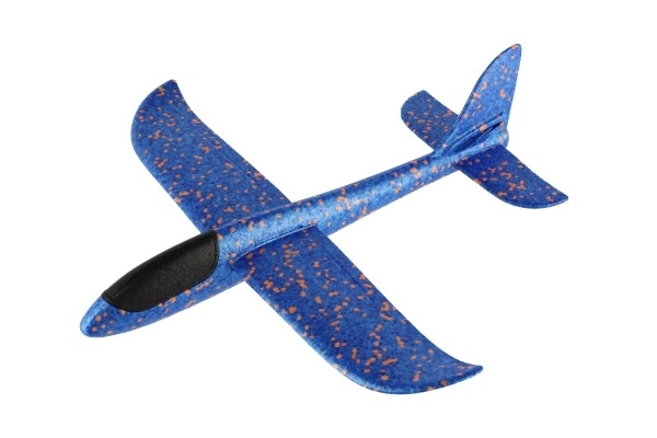 Avion planeur modèle en mousse 47cm 3 couleurs sur carte