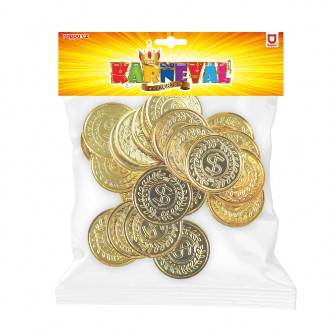 Pièces dorées en sachet