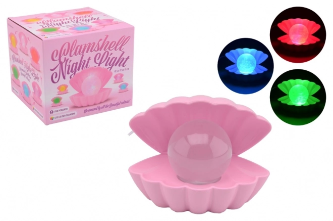 Lampe Coquillage avec Perle changeant de couleur