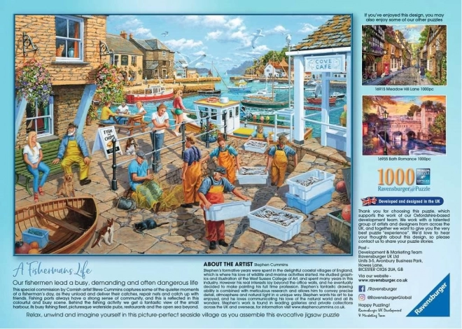 Ravensburger puzzle vie de pêcheur 1000 pièces