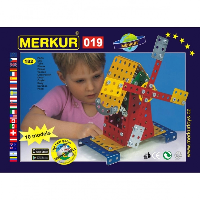 Jeu de construction Merkur Moulin - 10 modèles