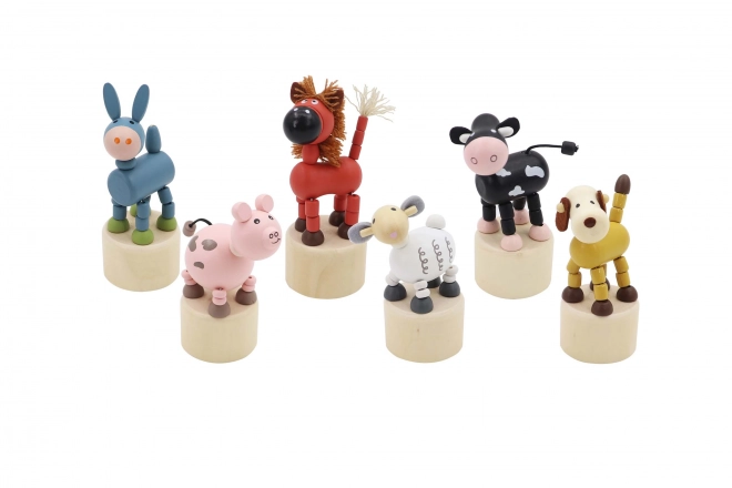 Animal de ferme en bois
