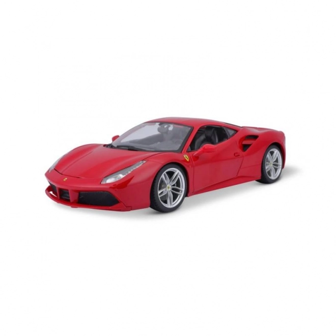 Voiture en métal Ferrari 488 GTB rouge